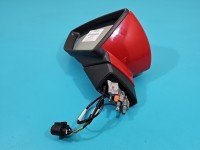 Lusterko lewe pin Seat Ibiza V KJ 6F HB czerwony LS3H 5d europa