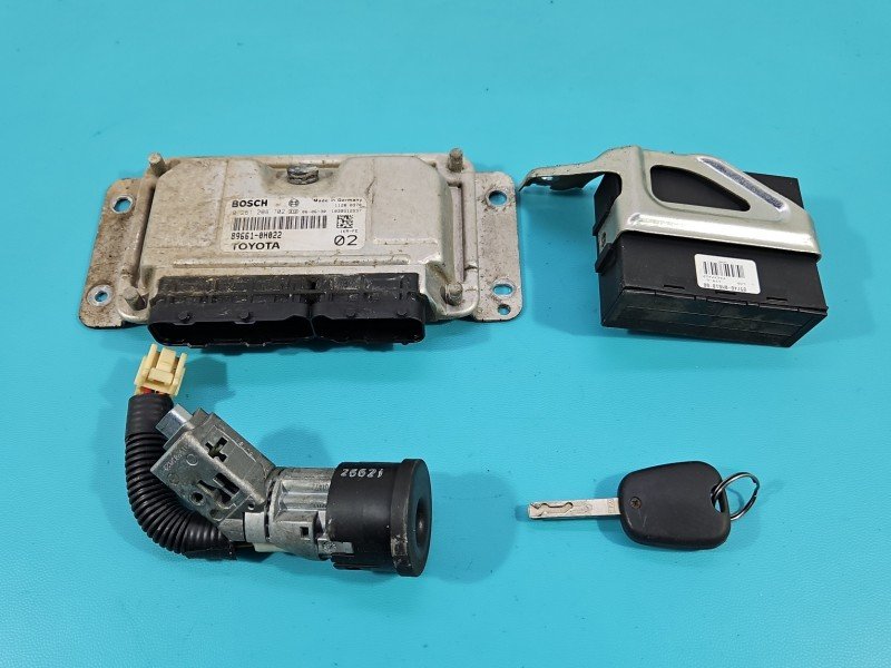 Komputer Sterownik silnika 0261208702, 89661-0H022 Toyota Aygo 05-14 1.0 wiel