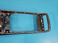 Listwa dekor deski AUDI A8 D4 4H 4H0867420, 4H0867419, 4H0867410 Europejska, 9szt, Odprysk na listwie ozdobnej tunelu, rysy. KPL