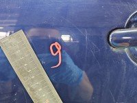 DRZWI PRZÓD LEWE KIEROWCY Vw Polo IV 9N 5d granatowy LB5N