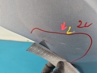 Drzwi tył prawe Mitsubishi Outlander II HB 5d srebrny A31