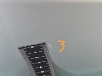 DRZWI PRZÓD LEWE KIEROWCY MERCEDES W176 5d POLAR SILVER - METALLIC PAINT (761U)