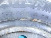 Koło zapasowe 14" dojazdowe dojazdówka Toyota Corolla E12 Średnica felgi: 14", Rozstaw śrub: 4x100, Marka opon: inna, 175...