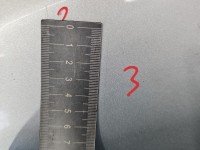 Błotnik przód prawy Dodge Caliber srebrny