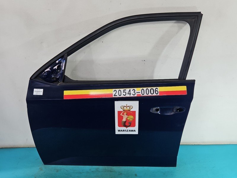 DRZWI PRZÓD LEWE KIEROWCY Skoda Fabia III 5d granatowy ŁF5A