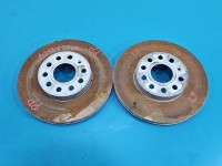 Tarcze hamulcowe przód klocki Vw Jetta V 2.0 tdi (Bkd) Volkswagen, 288/25 średnica 288mm, grubość 25mm,plus klocki