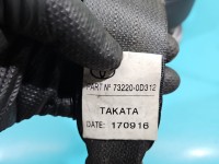 Pas bezpieczeństwa przód lewy kierowcy Toyota Yaris III 73220-0D312 EU