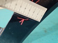 Błotnik przód prawy Peugeot 3008 I granatowy kpsc