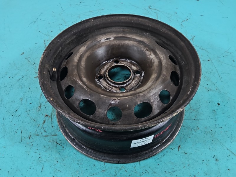 Felga stalowa 15" Citroen Berlingo II Szerokość felgi: 6.5", Rozstaw śrub: 4x108, CITROEN, Citroen, R15 4X108 ET27 6,5J