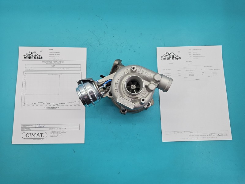 Turbosprężarka Regenerowana Audi A4 B6 454231-8, GT1749V, CS4 028145702R 1.9 tdi 101KM