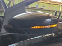 Lusterko lewe Vw Polo V 6R 09- elektryczny, Europejska, Kod lakieru: L041, 6 pin. Rysy na obudowie europa