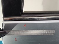 Drzwi tył lewe Mitsubishi Outlander II HB 5d srebrny A31