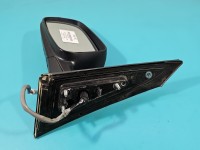 Lusterko lewe Toyota Prius II XW20 03- elektryczny, Europejska, Kod lakieru: 3R3, 5pin, rysy, pęknięta obudowa europa