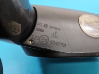Lusterko lewe Toyota Verso 09- elektryczny, Europejska, Kod lakieru: 1G3, Rysy, 7 pin europa