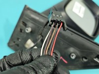 Lusterko lewe pin Mercedes Vaneo W414 HB 5d kolor srebrny europa