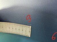 Drzwi tył lewe Honda Jazz II HB 5d błękitny B506M