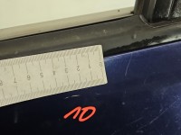 DRZWI PRZÓD LEWE KIEROWCY Renault Scenic I 5d granatowy TEF43