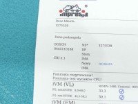 TEST Wtryskiwacz Peugeot 407 0445110188 1.6 hdi