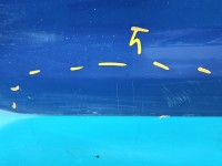 Drzwi tył prawe Vw Touran I HB 5d granatowy LL5M