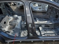 Próg prawy SŁUPEK ŚRODKOWY B Mercedes GLA X156 13-19 HB 5d szary 787