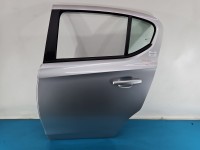 Drzwi tył lewe Opel Corsa E HB 5d srebrny z176