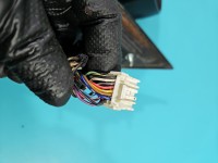 Lusterko lewe Honda Legend IV KB1 Pęknięty kierunkowskaz, składane elektrycznie, 14pin, ubytki lakieru CZARNE B92P europa
