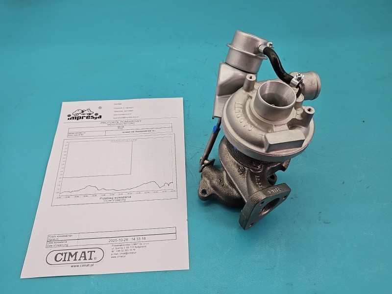 Turbosprężarka Regenerowana Vw Transporter T4 454064-1, 028145701L, 60320S/F 1.9 TD 68KM