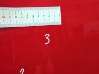 Drzwi tył lewe Vw Passat B7 sedan 4d czerwony ly3d