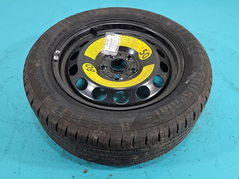 Koło zapasowe 16" dojazdowe dojazdówka Skoda Superb III Rozstaw śrub: 5x112, Continental, 205 mm, Profil opony: 55, 6,5J...