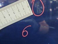 Drzwi tył lewe Vw Passat B4 kombi 5d granatowy