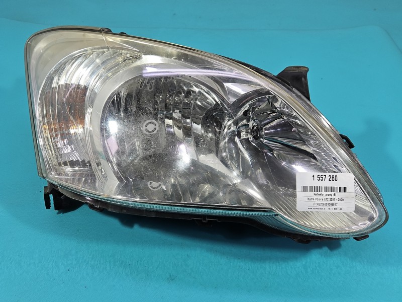 Reflektor prawy lampa przód Toyota Corolla E12 EUROPA