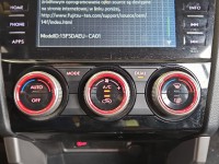 Konsola panel nawiewu Subaru Forester IV SJ 12-18 72311SG630