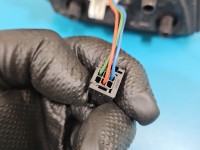 Lusterko lewe Citroen Berlingo II porysowane szkło i obudowa. 3pin europa