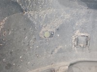 Zderzak tył Toyota Corolla E21 19- beżowy 6x1 sedan