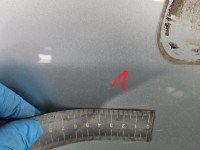 Drzwi przód lewe Citroen C4 I 5d srebrny