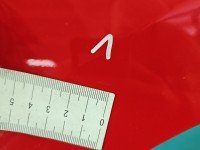 Błotnik przód prawy Seat Ibiza V KJ 6F czerwony LS3H