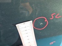 Drzwi tył prawe Renault Megane II HB 5d zielony TED96