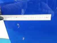 DRZWI PRZÓD PRAWE PASAŻERA Skoda Fabia II 5d niebieski 4590