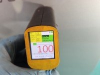 DRZWI PRZÓD PRAWE PASAŻERA Dacia Sandero I 08-12 5d srebrny