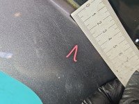 Klapa tył Toyota Auris I HB 5d grafitowy 1G3