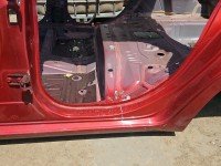 Próg lewy SŁUPEK ŚRODKOWY B Toyota Yaris III HB 5d bordowy 3N8