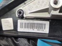 Lusterko lewe BMW X3 F25 elektryczny, Europejska, Kod lakieru: 300/0, Pęknięcie, rysy ( pomalowane). 5 pin europa