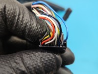 Lusterko lewe AUDI A4 B8 elektryczny, Europejska, Kod lakieru: LZ7L, 14+2 pin składane elektrycznie, pęknięta obudowa europa