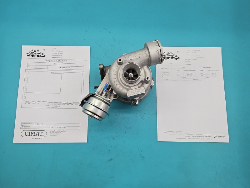 Turbosprężarka Regenerowana Audi A4 B7 717858-5, 038145702G, HBS01780I 2.0 tdi 140KM