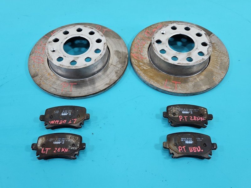 Tarcze hamulcowe tył klocki Vw Touran I 1.9 tdi (BLS)