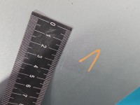 Błotnik przód prawy Kia Carens III 06-13 srebrny 7S