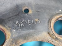 Felga stalowa 15" Mercedes Sprinter I 903 Szerokość felgi: 6.0", Rozstaw śrub: 5x130, Odsadzenie (ET): 75, Mercedes,...