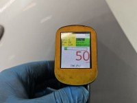 Błotnik przód lewy Toyota Yaris II srebrny