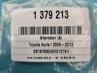 TEST Alternator Toyota Auris I 27060-0T020 1.6 vvti