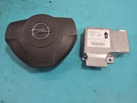 Deska rozdzielcza airbag pasażera kokpit Opel Vectra C